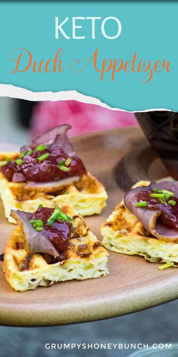 Duck Appetizer Recipes
 Duck Appetizer Chaffle with Rhubarb Topping Grumpy s
