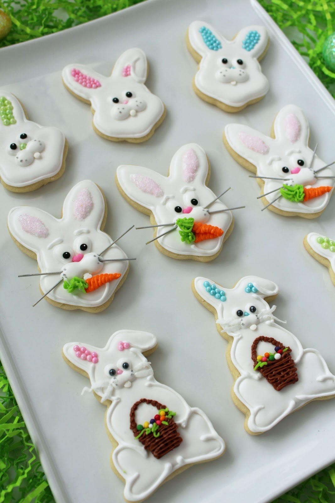 Easter Decorated Sugar Cookies
 Worth Pinning Easter Bunny Sugar Cookies