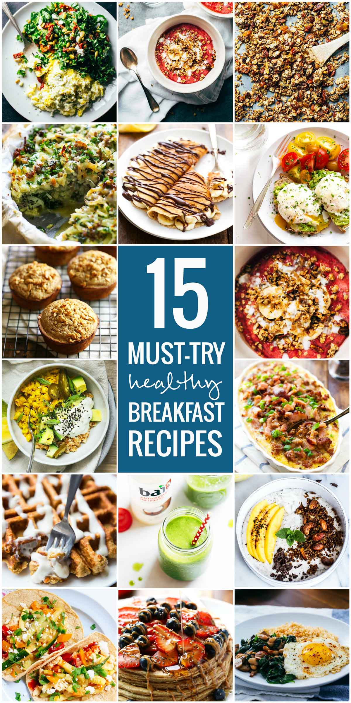 Easy And Healthy Breakfast
 15 Must Try Healthy Breakfast Recipes Pinch of Yum