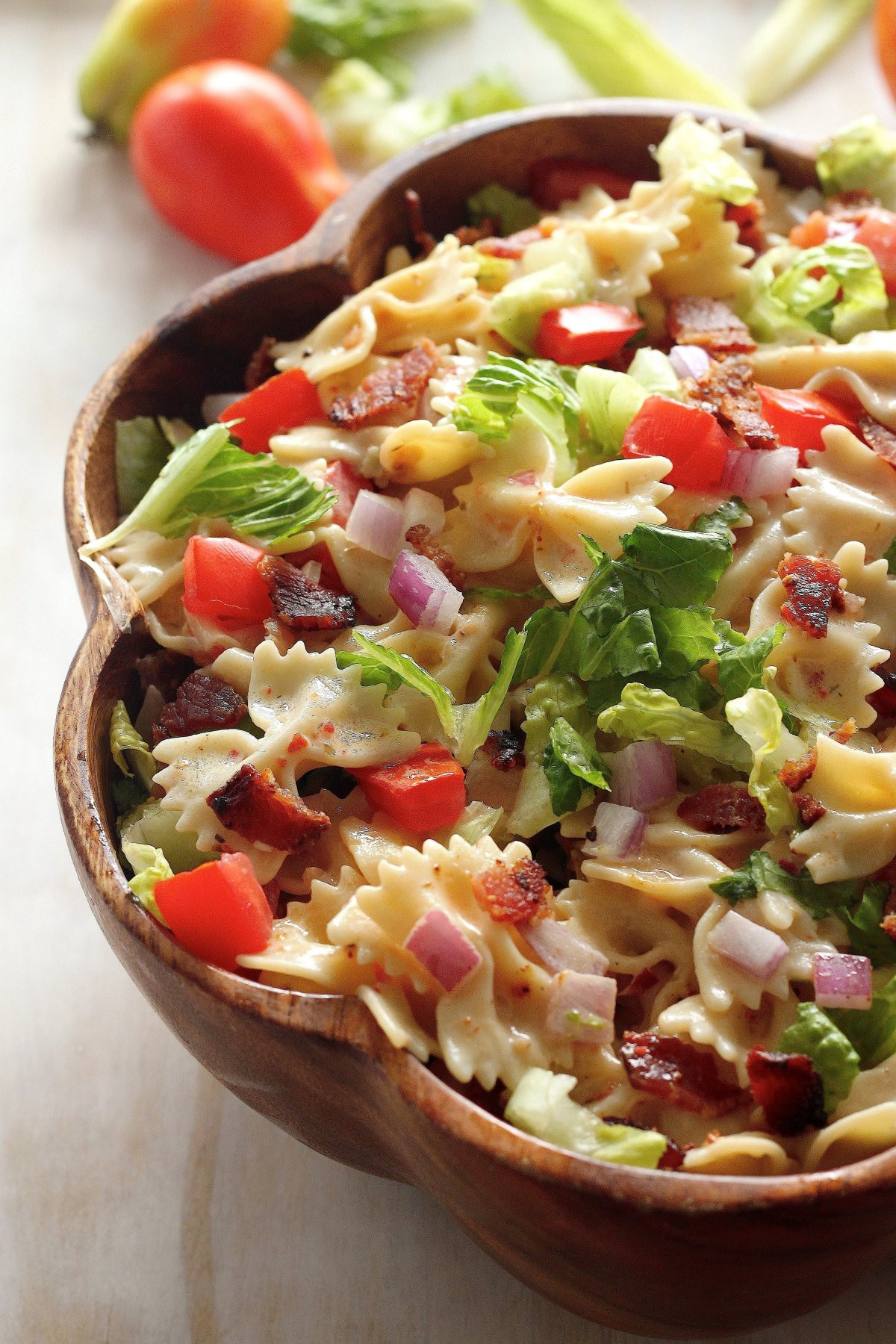 Easy Bow Tie Pasta Salad
 20 Minute BLT Easy Pasta Salad Baker by Nature
