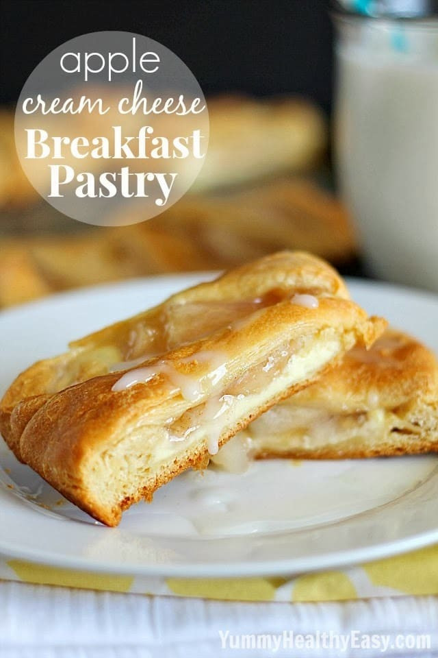 Easy Breakfast Pastry Recipes
 Apple Cream Cheese Breakfast Pastry Yummy Healthy Easy