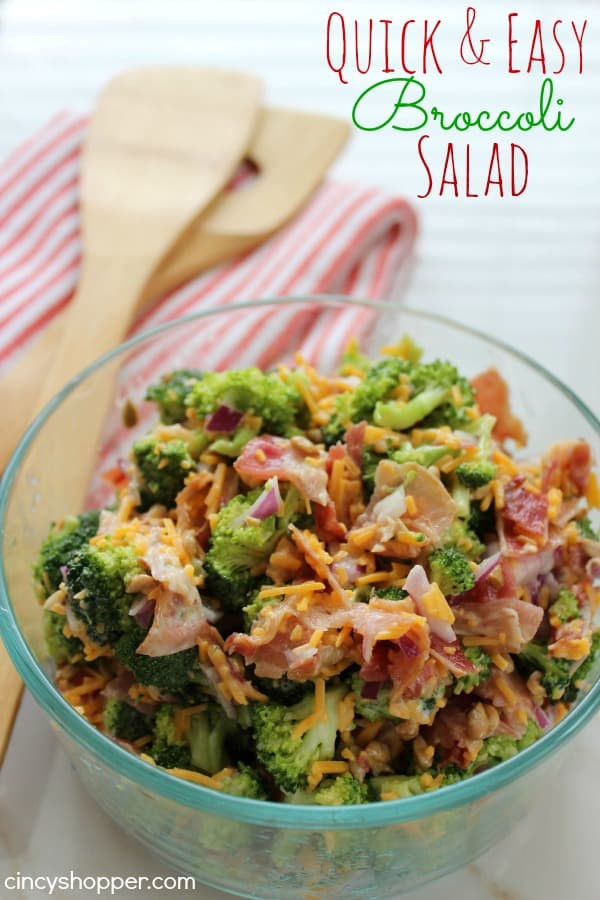 Easy Broccoli Salad
 Quick & Easy Broccoli Salad Recipe CincyShopper
