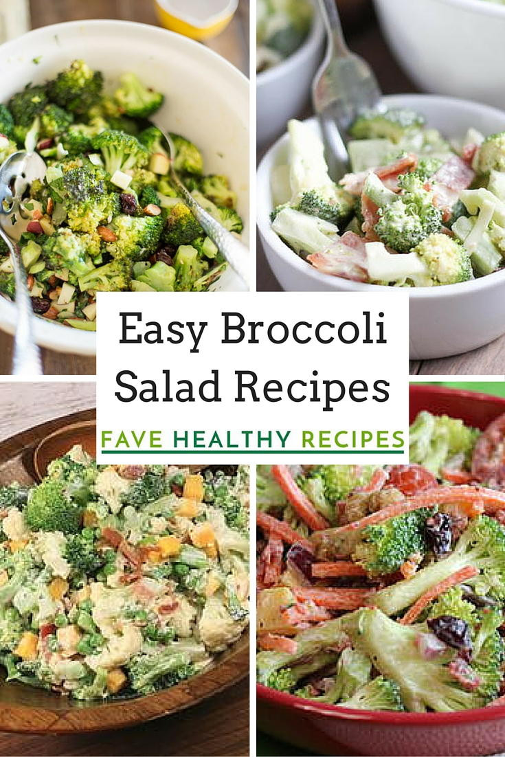 Easy Broccoli Salad
 9 Easy Broccoli Salad Recipes