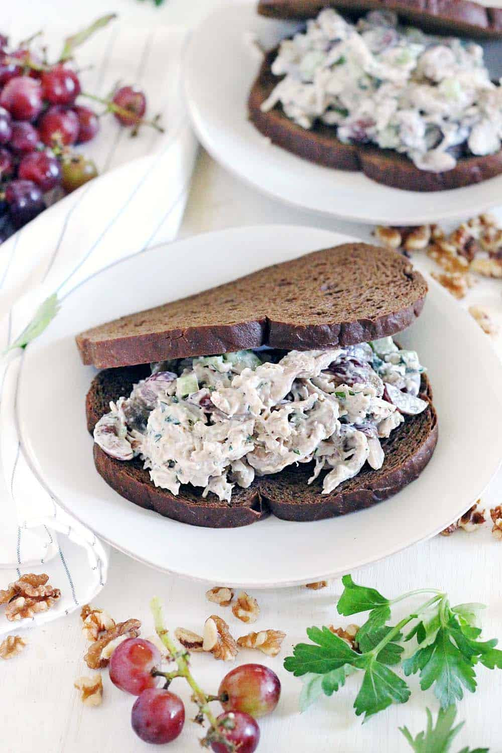 Easy Chicken Salad Recipe With Grapes
 Awesome Chicken Salad with grapes and walnuts