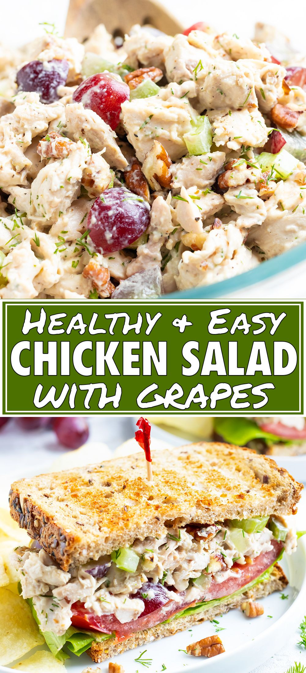 Easy Chicken Salad Recipe With Grapes
 Chicken Salad with Grapes Recipe