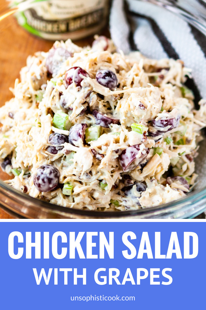 Easy Chicken Salad Recipe With Grapes
 Easy Chicken Salad this easy chicken salad recipe