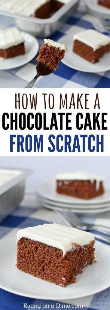 Easy Desserts From Scratch
 Easy Chocolate Cake Recipe How to make a chocolate cake
