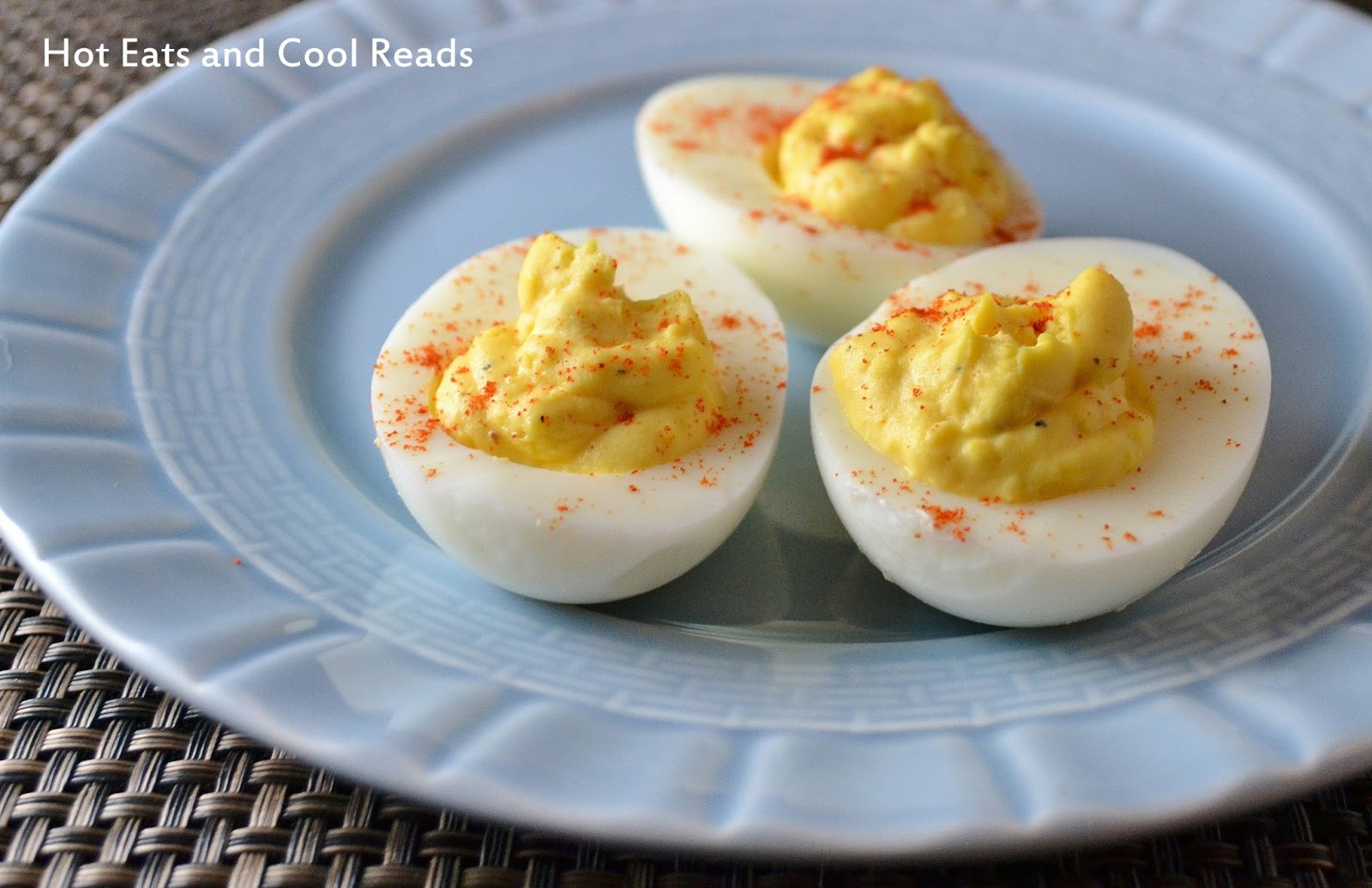 Easy Deviled Eggs
 Hot Eats and Cool Reads Easy Deviled Eggs Recipe