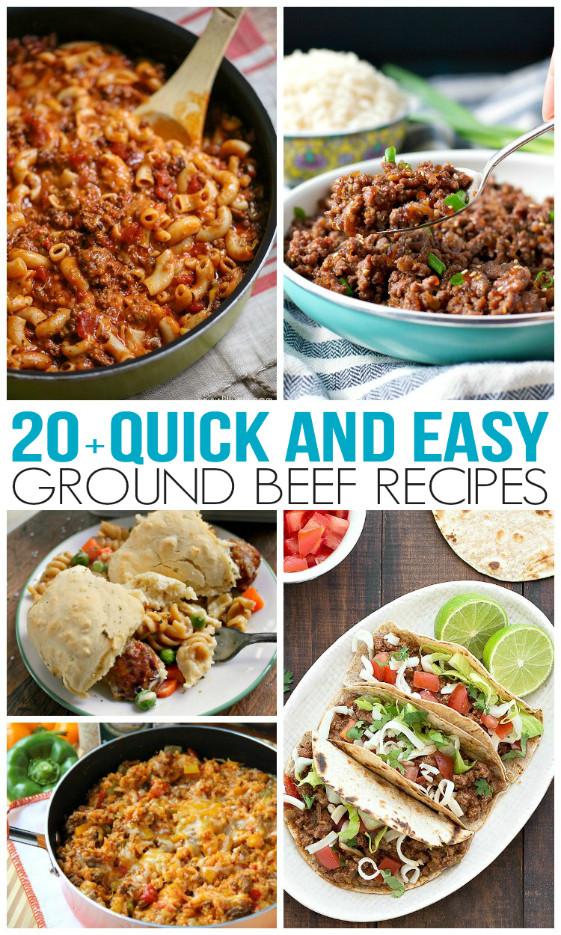 Easy Dinner Recipes With Hamburger
 Quick and Easy Ground Beef Recipes Family Fresh Meals