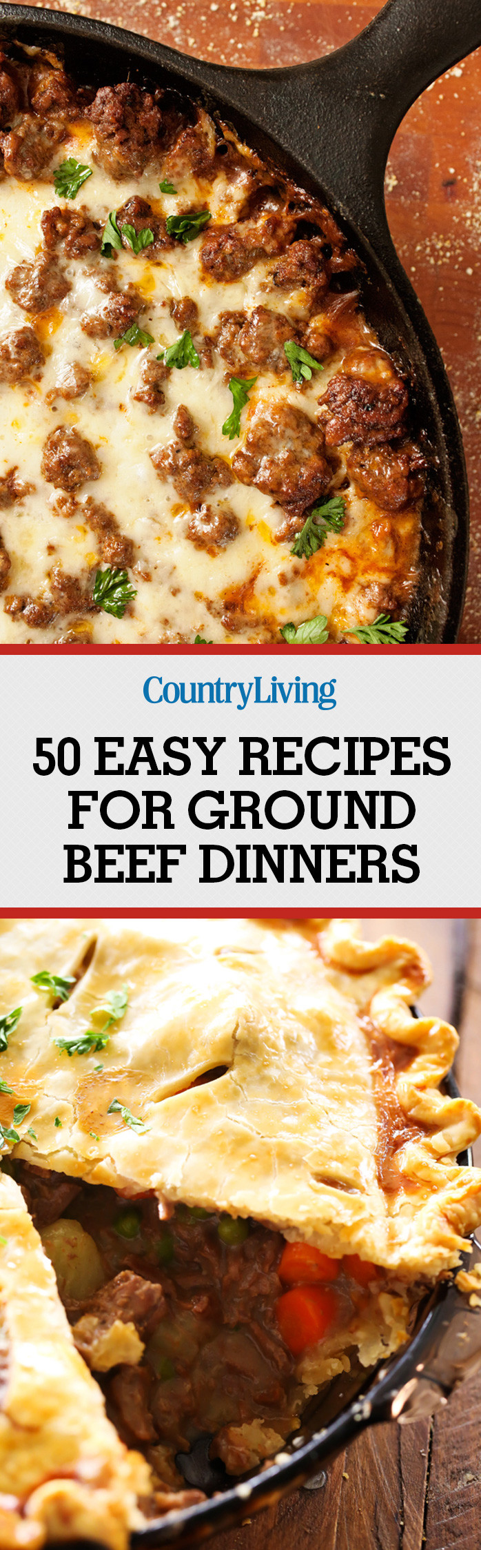 Easy Dinner Recipes With Hamburger
 50 Best Ground Beef Recipes Dinner Ideas With Ground Beef