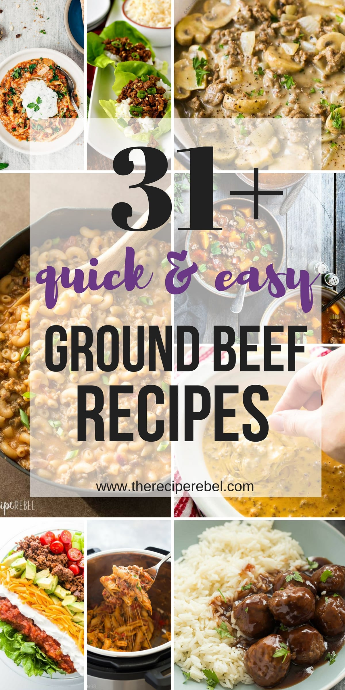 Easy Dinner Recipes With Hamburger
 31 Quick Ground Beef Recipes easy family friendly