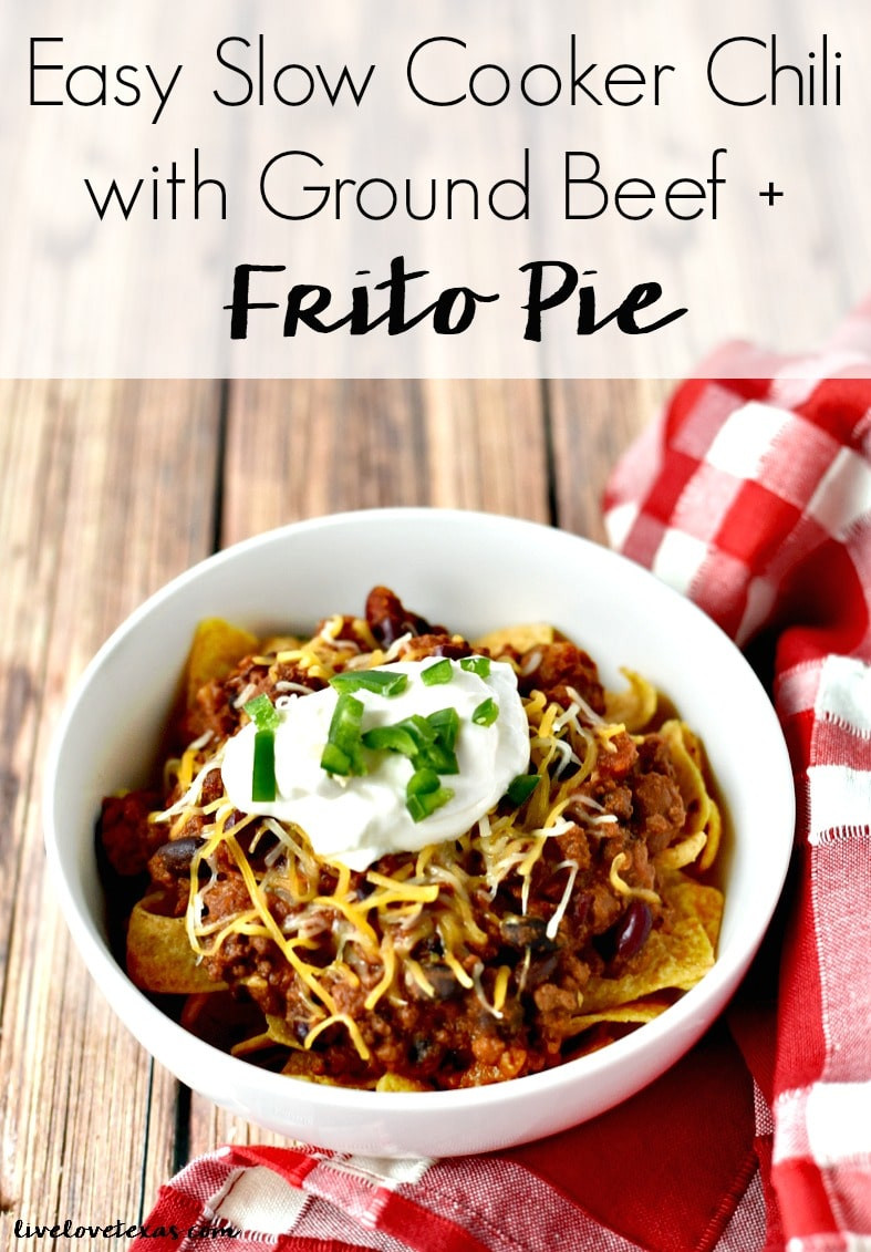 Easy Ground Beef Slow Cooker Recipes
 Easy Chili Recipe with Ground Beef in the Slow Cooker