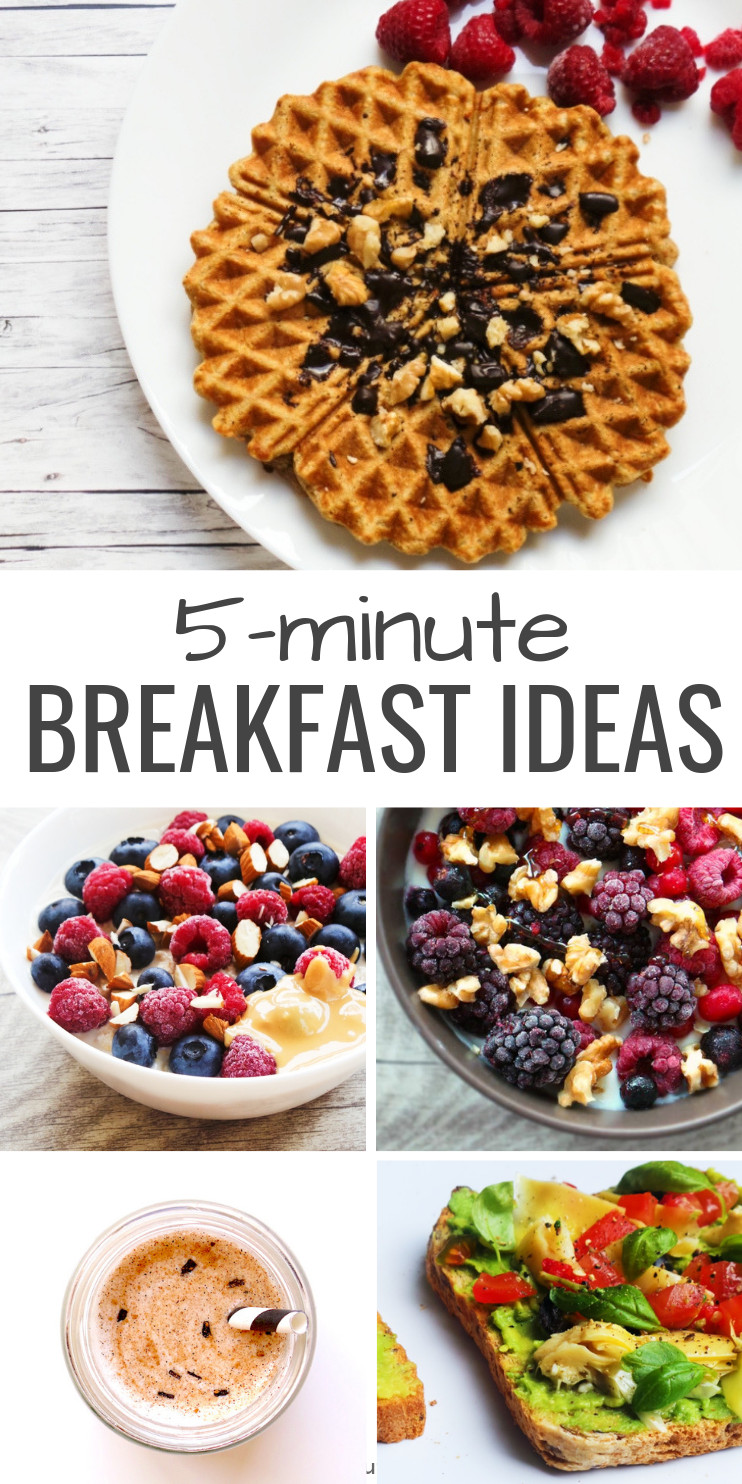 Easy Healthy Breakfast Ideas
 5 Easy Healthy Breakfast Ideas Ready In 5 Minutes