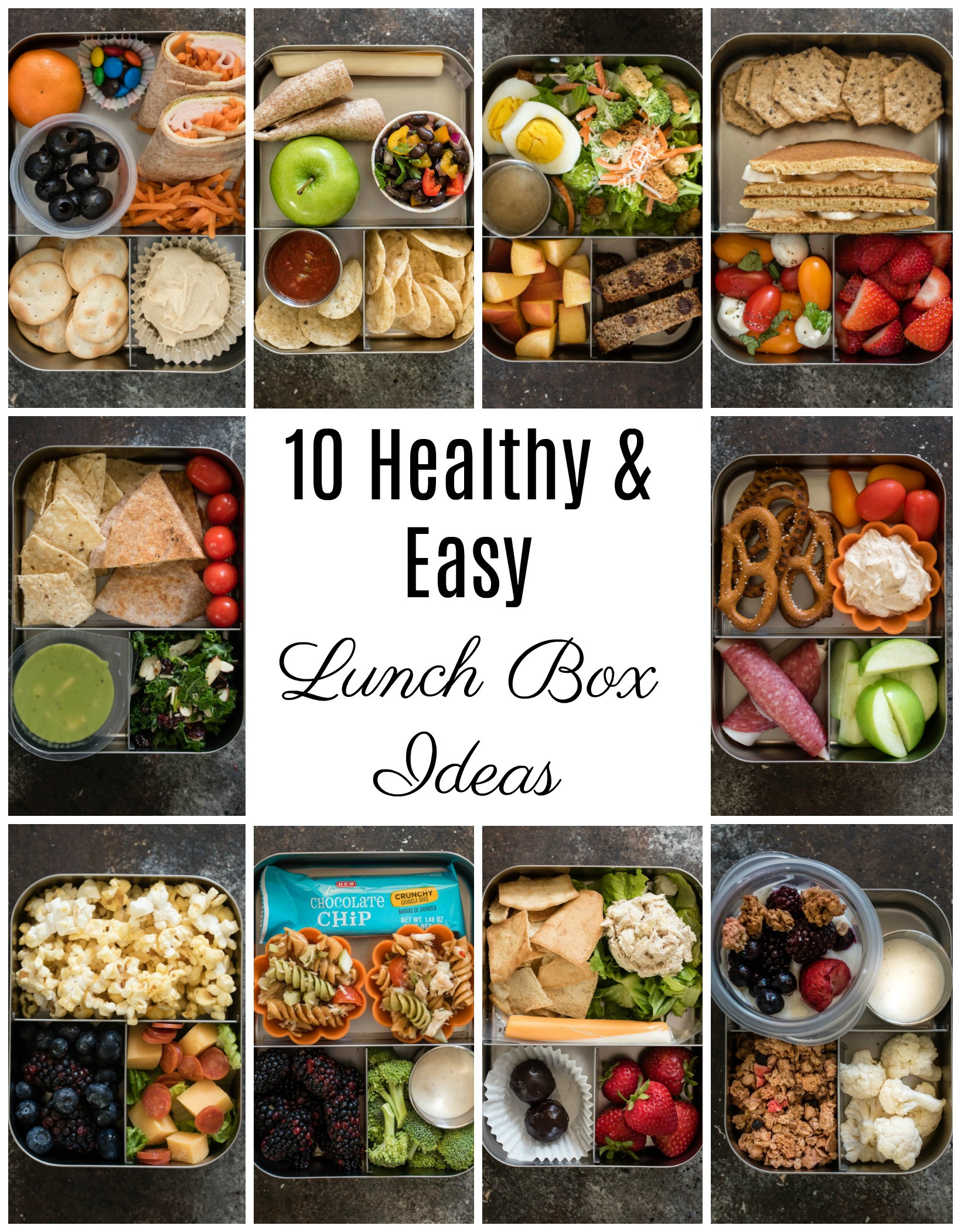 Easy Healthy Lunches
 10 Healthy Lunch Box Ideas