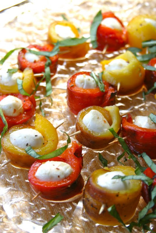 Easy Italian Appetizers
 The Italian Dish Posts Roasted Pepper and Mozzarella Bites