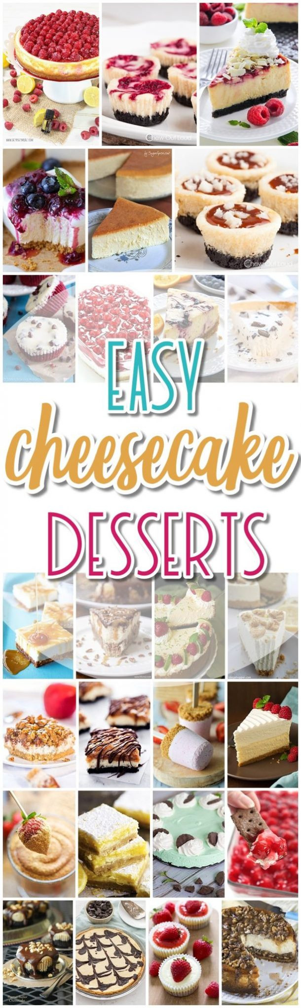 Easy Party Desserts
 The BEST Cheesecake Recipes – Favorite Easy Party Desserts