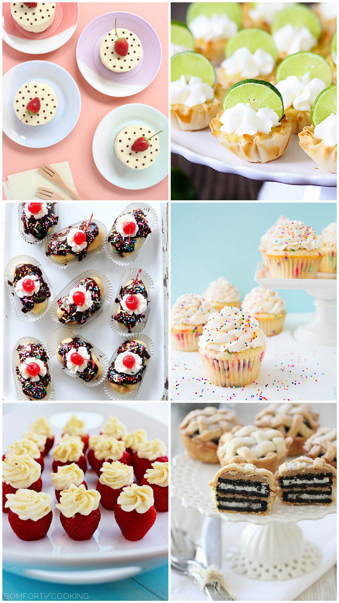Easy Party Desserts
 6 Fave Mini Desserts For a Crowd