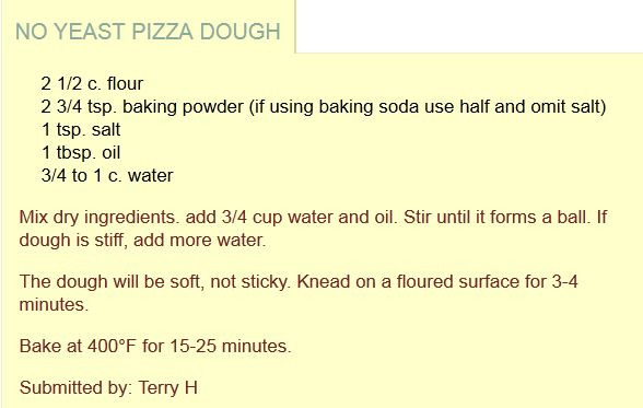 Easy Pizza Dough Recipe No Yeast
 flatbread pizza dough recipe no yeast