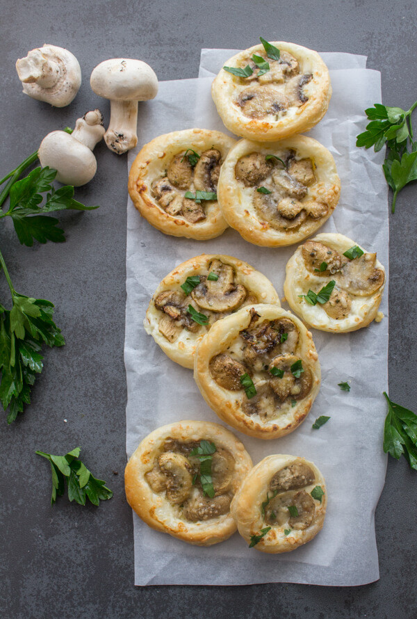 Easy Puff Pastry Appetizers
 Mushroom Puff Pastry Appetizers An Italian in my Kitchen