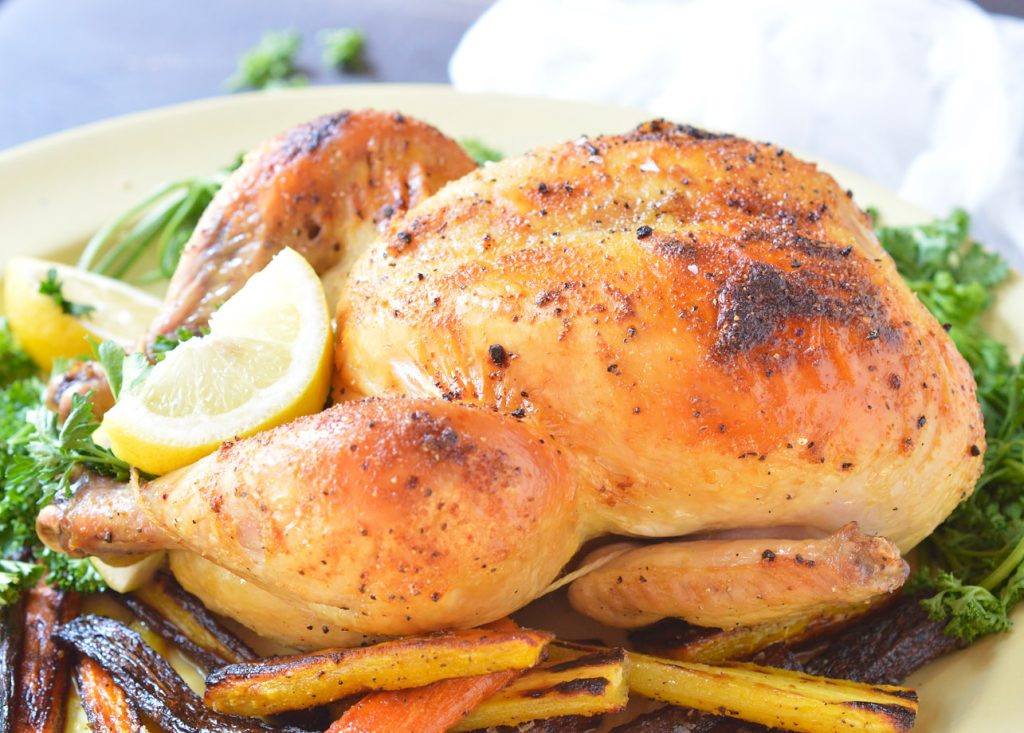 Easy Roasted Chicken
 Savory Meals Archives WonkyWonderful