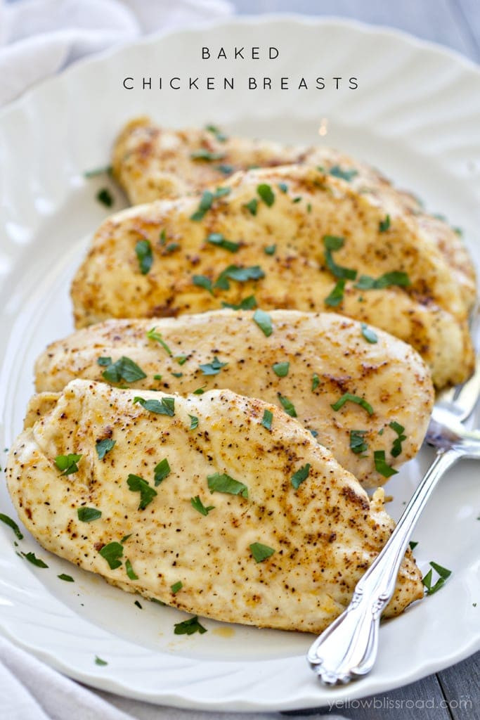 Easy Roasted Chicken
 Baked Chicken Breasts So Tender and Juicy