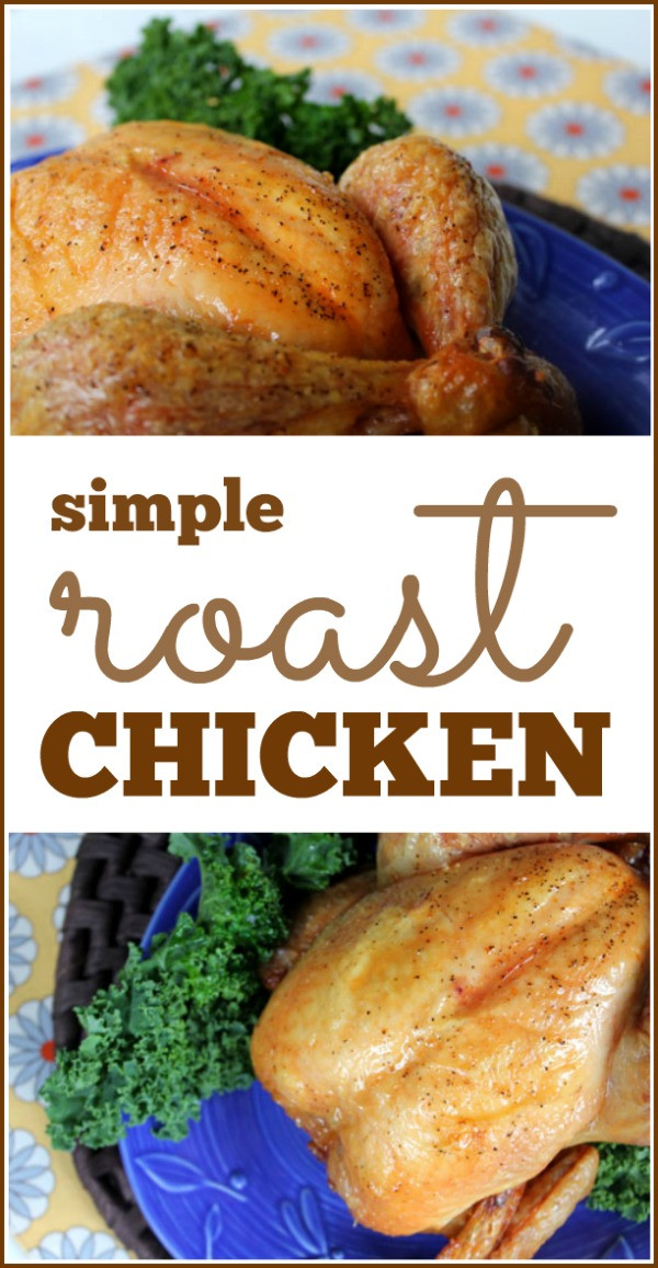 Easy Roasted Chicken
 Simple Roast Chicken recipe Frugal Living NW