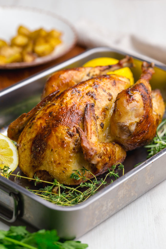Easy Roasted Chicken
 Roast Chicken Recipe Easy Peasy Meals
