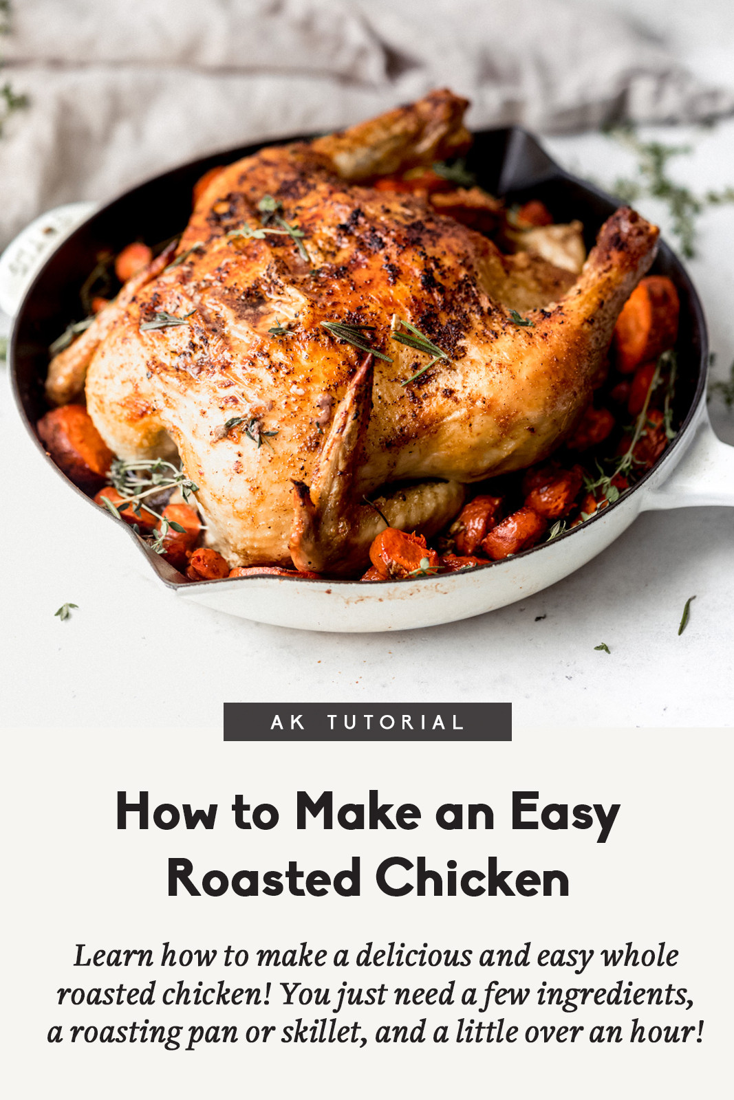 Easy Roasted Chicken
 How to Make an Easy Roasted Chicken Video