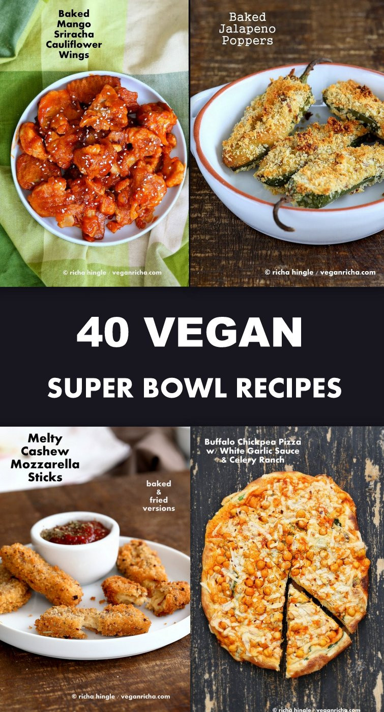 Easy Super Bowl Party Recipes
 40 Vegan Super Bowl Recipes Party Recipe Roundup Vegan
