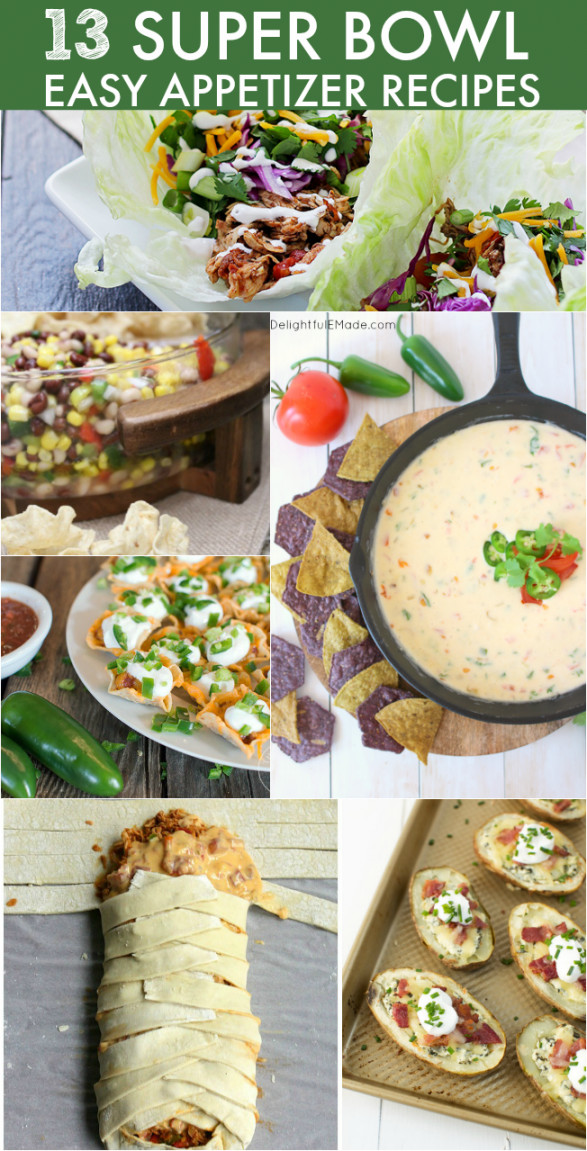 Easy Super Bowl Party Recipes
 13 Easy Super Bowl Sunday Snack Ideas