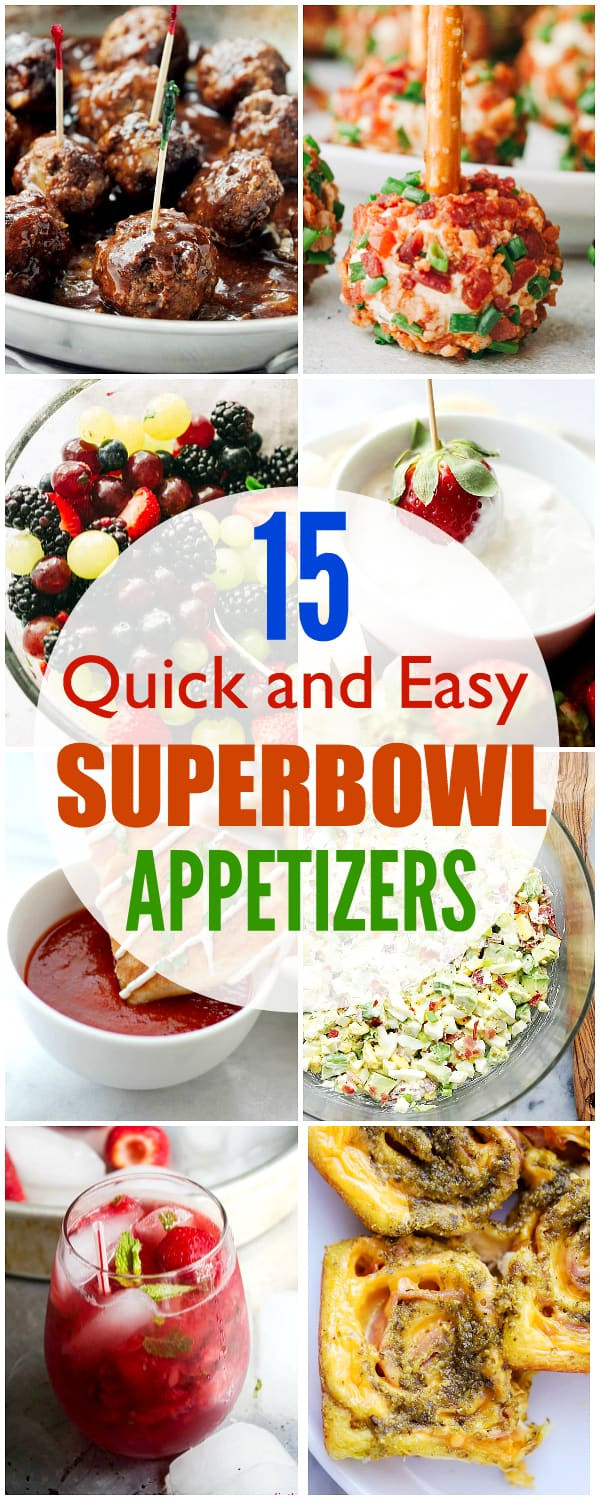 Easy Super Bowl Party Recipes
 15 Easy & Mouth Watering Game Day Appetizers