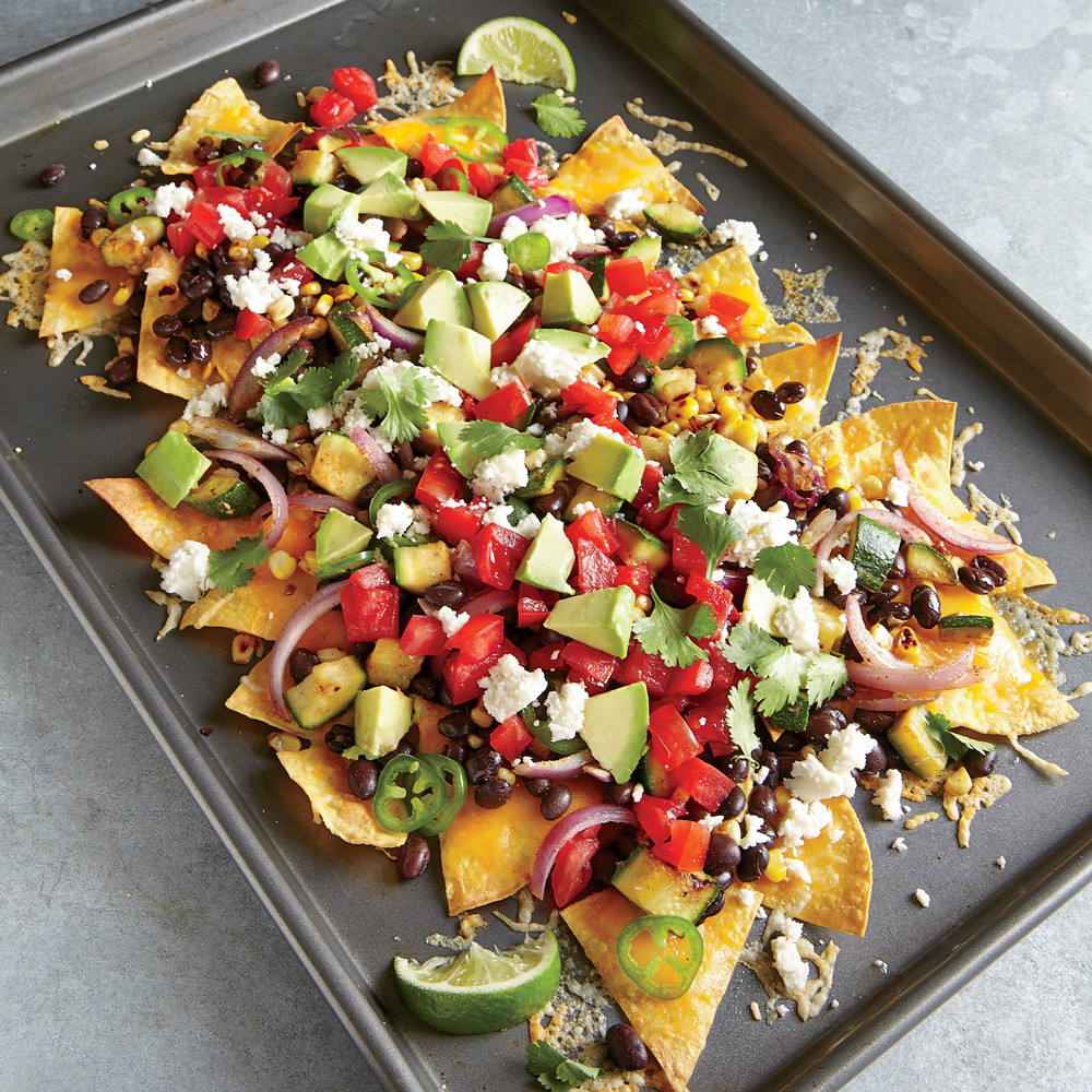 Easy Vegetarian Dinner Recipes For Two
 Two Cheese Veggie Nachos Recipe