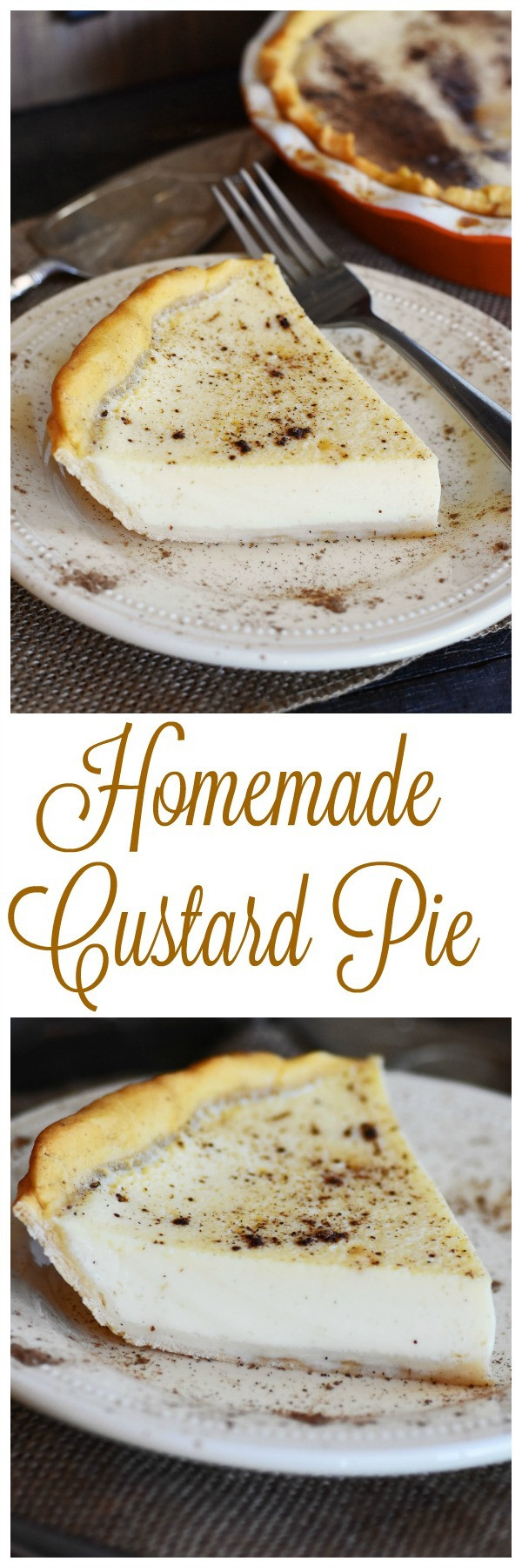 Egg Custard Pie Recipes
 Homemade Egg Custard Pie Recipe