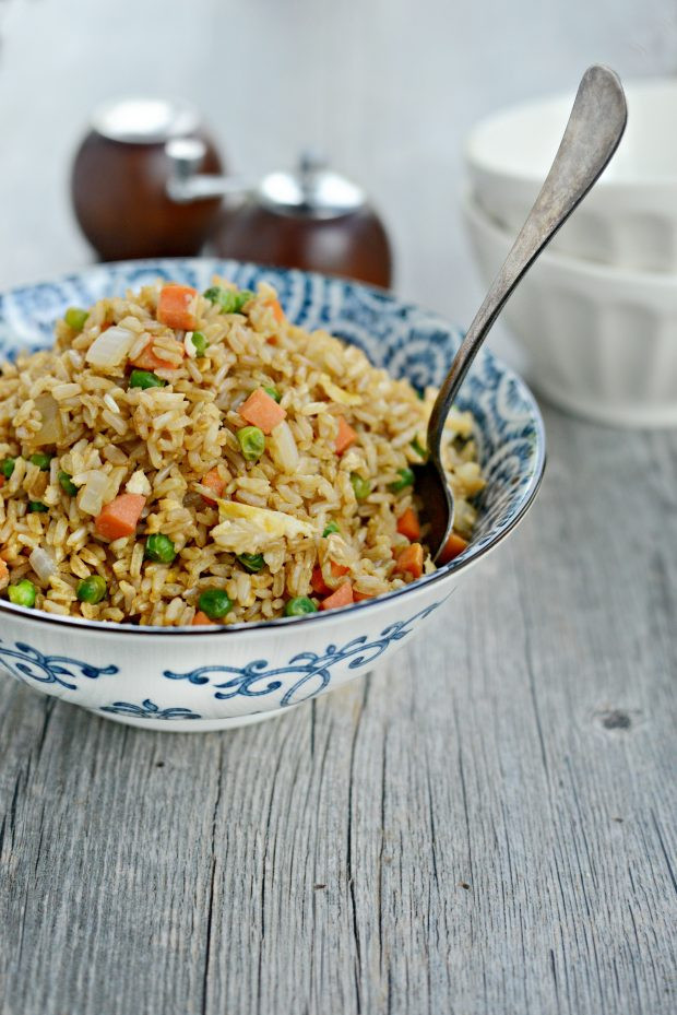 Egg Fried Brown Rice
 Simply Scratch Easy Ve able Fried Brown Rice with Egg
