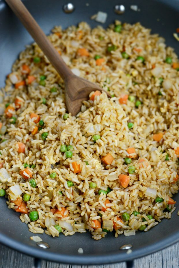 Egg Fried Brown Rice
 Simply Scratch Easy Ve able Fried Brown Rice with Egg