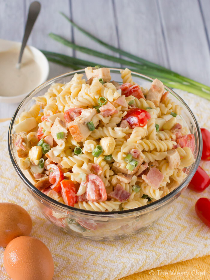 egg pasta salad recipe