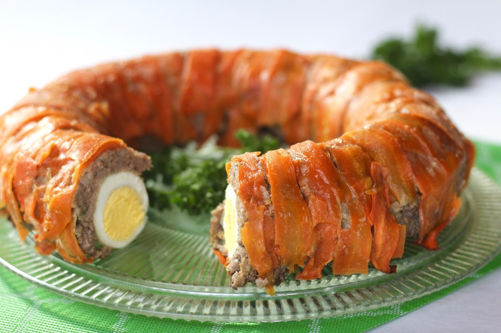 Egg Replacement In Meatloaf
 Carrot Wrapped Egg Stuffed Meatloaf – Diary of a Mad Hausfrau
