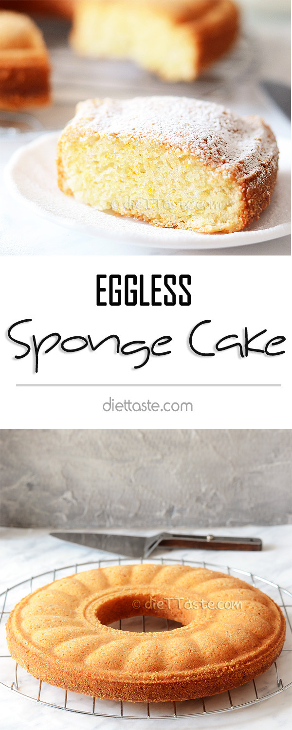 Eggless Sponge Cake
 Eggless Sponge Cake