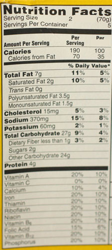 Eggo Waffles Nutrition Facts
 Guess the Food 10 Good Source