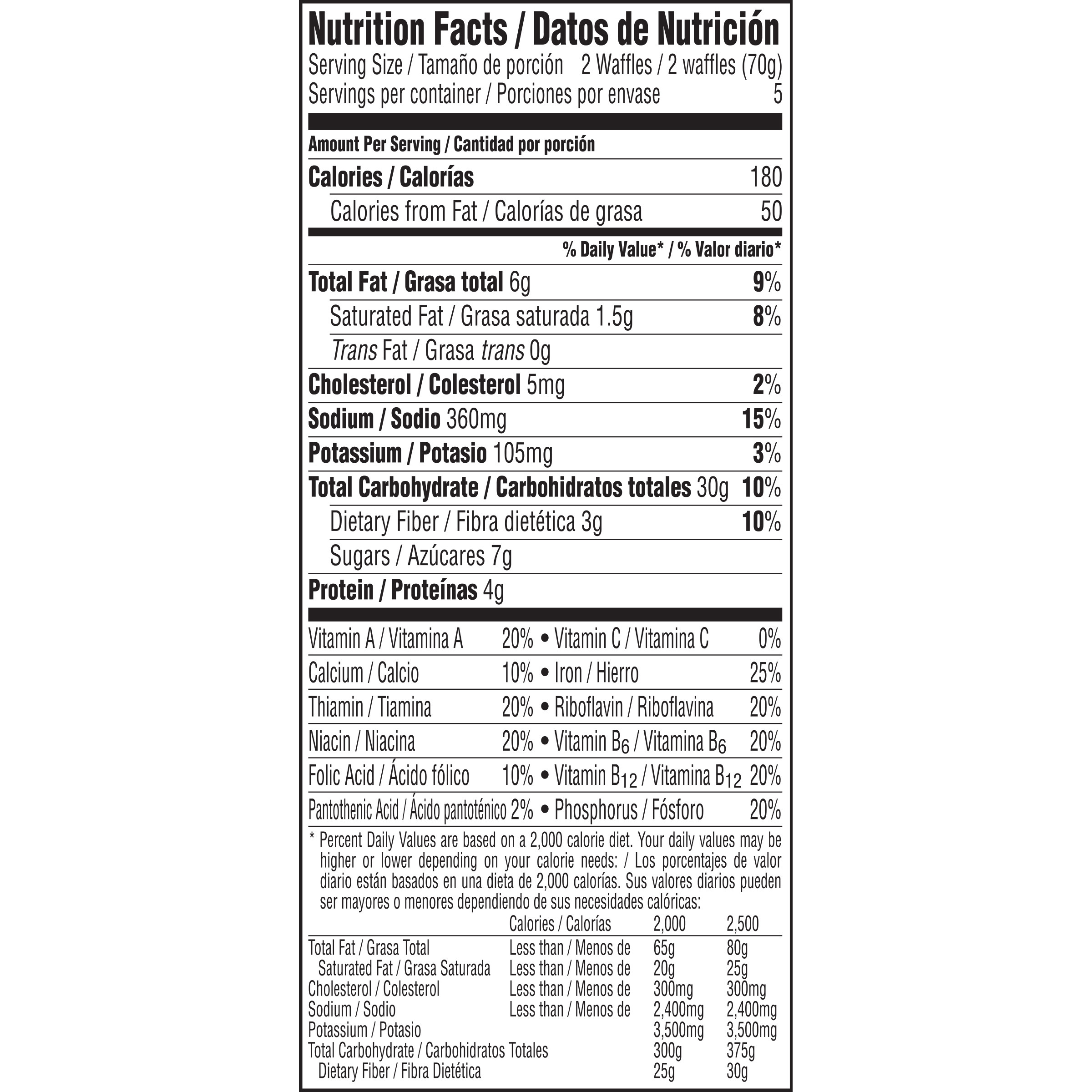Eggo Waffles Nutrition Facts
 See more Hot 100 Breakfast