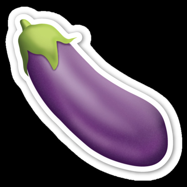 Eggplant Emoji Png
 "Eggplant Emoji" Stickers by LadyBoner69