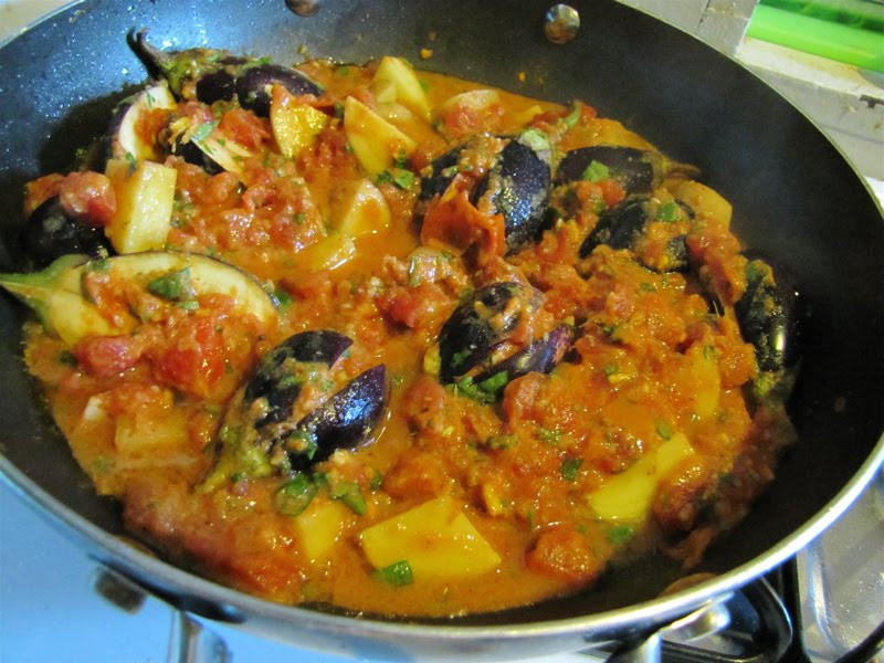 Eggplant Indian Recipes
 Albion Cooks Indian Eggplant with Spicy Tomato Sauce