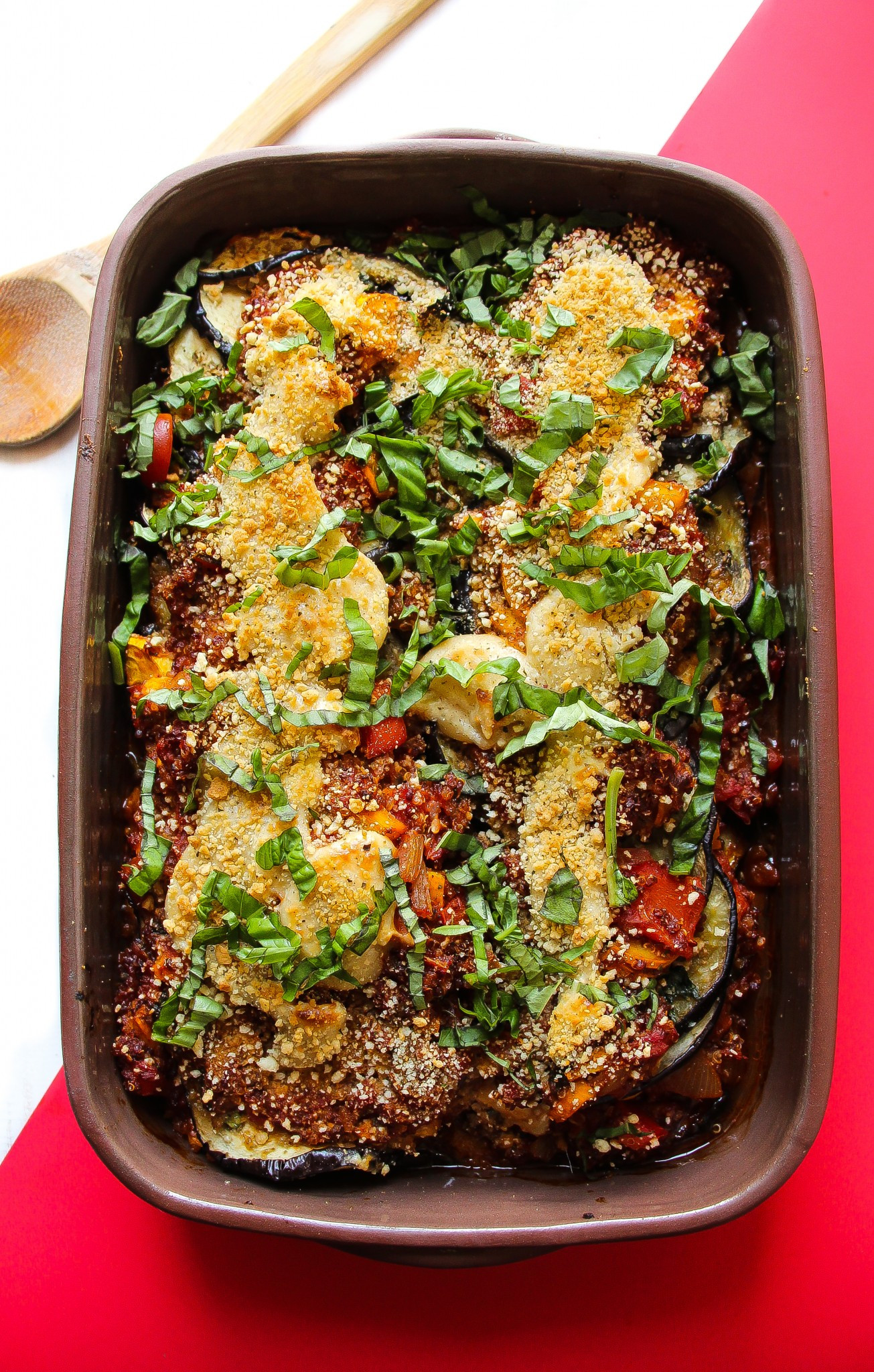 Eggplant Parmesan Vegan
 Vegan Eggplant Parmesan Bake Layers of Happiness