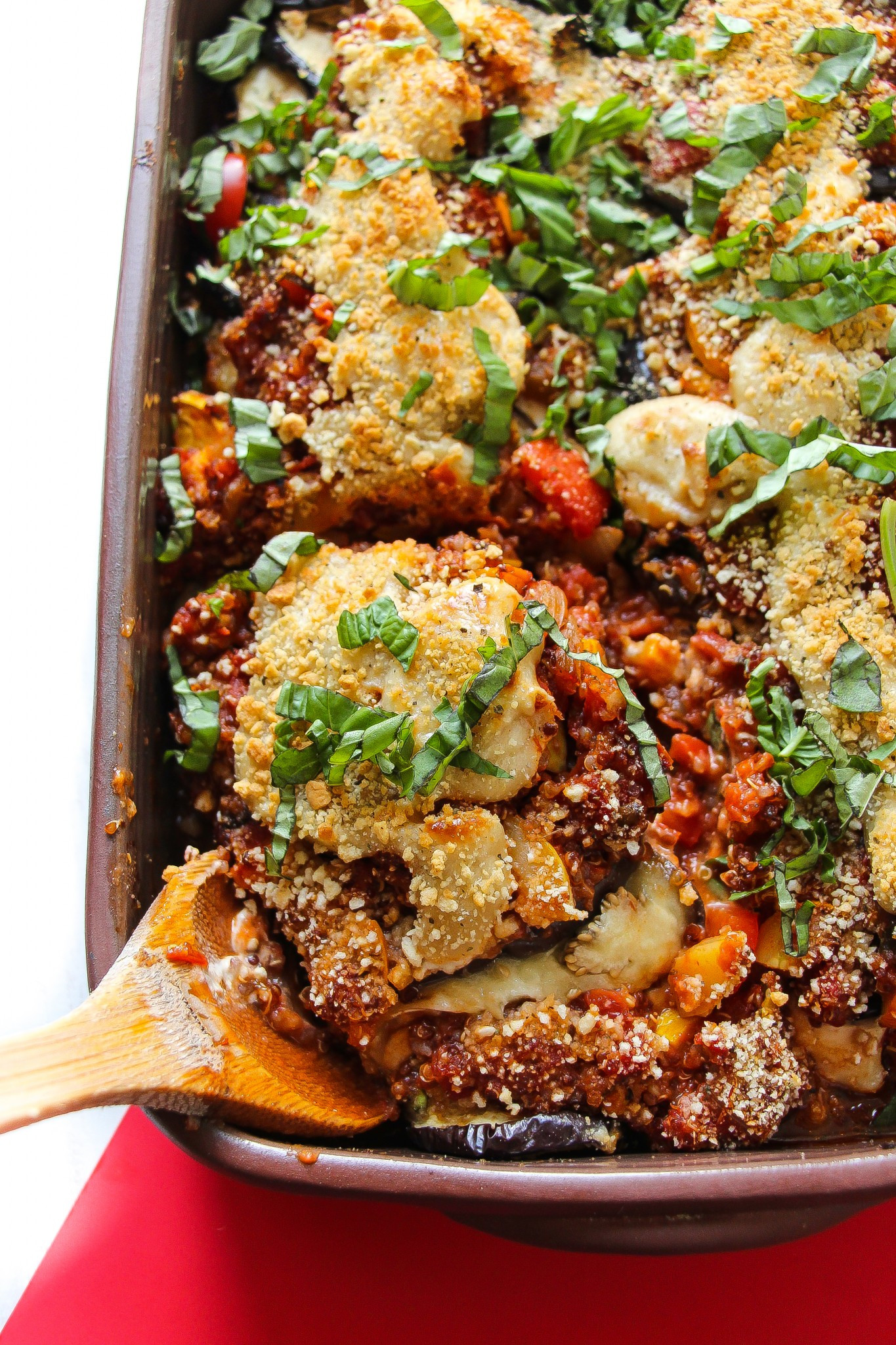 Eggplant Parmesan Vegan
 Vegan Eggplant Parmesan Bake Layers of Happiness