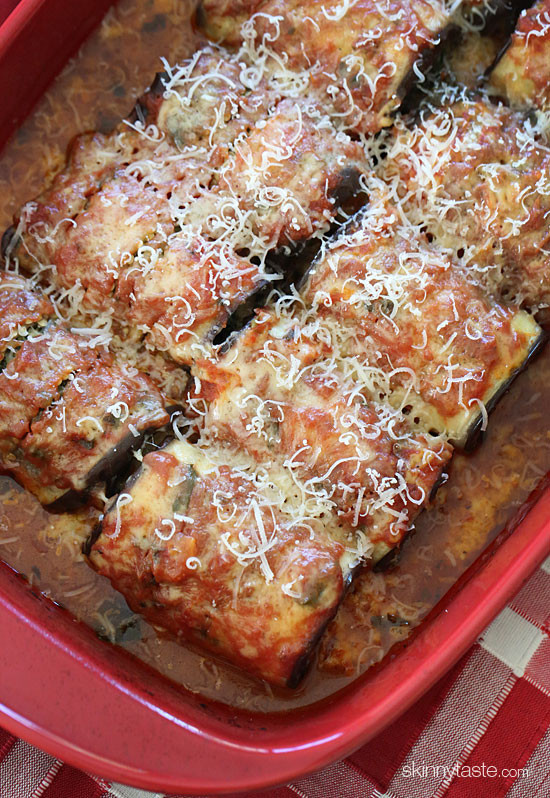 Eggplant Rollatini Recipe
 Best Skinny Eggplant Rollatini with Spinach