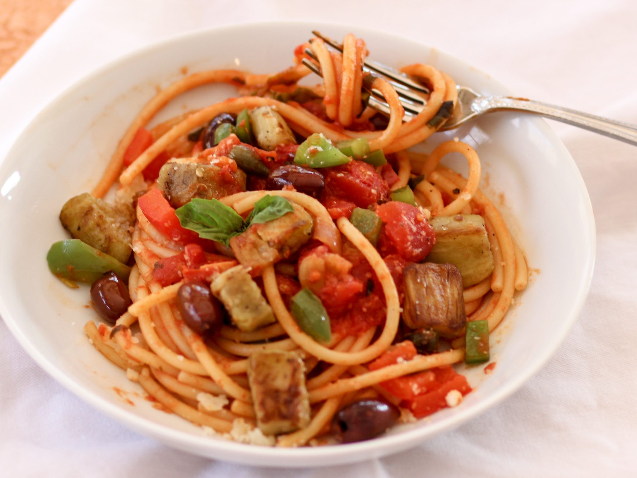 Eggplant Spaghetti Sauce
 Eggplant Pasta Sicilian Style – Homemade Italian Cooking