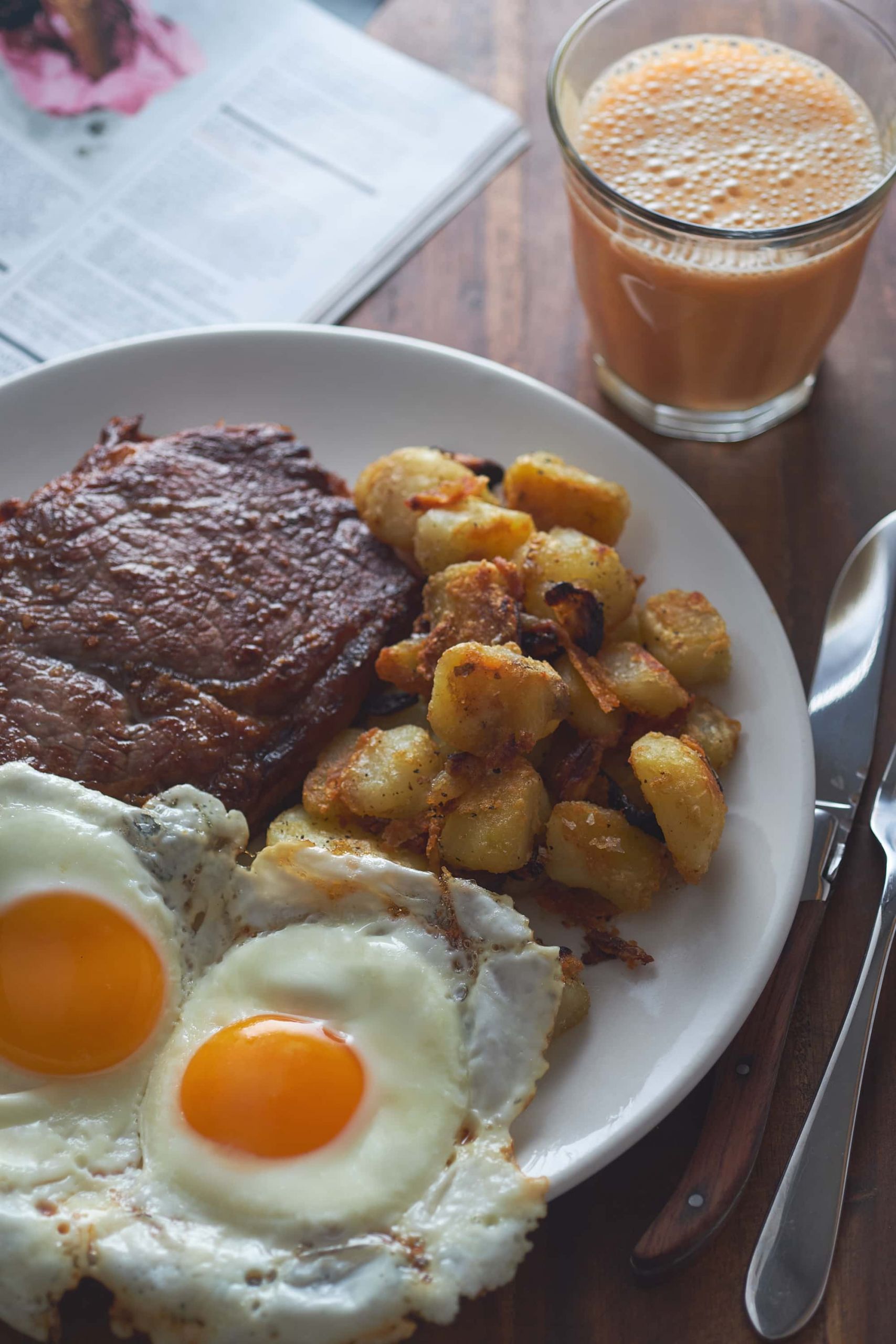 Eggs And Potatoes Breakfast
 Steak & Eggs with Breakfast Potatoes