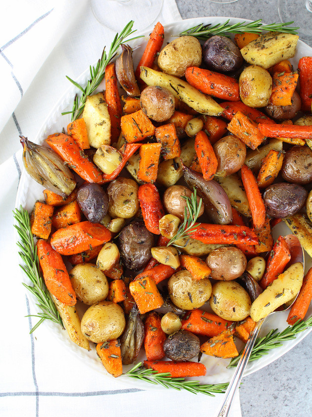 Fall Roasted Vegetables
 Easy Roasted Fall Ve ables with Rosemary