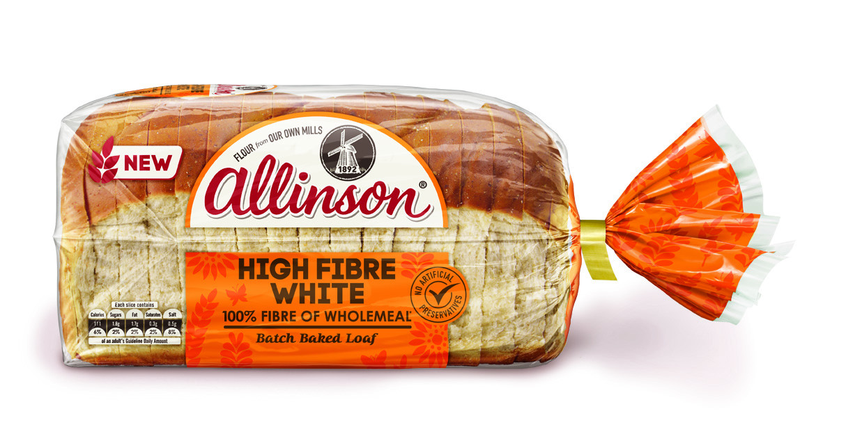Fiber In White Bread
 Allied Bakeries high fiber launch