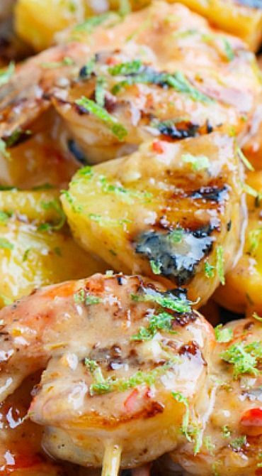 Fish And Shrimp Recipes
 Grilled Coconut and Pineapple Sweet Chili Shrimp